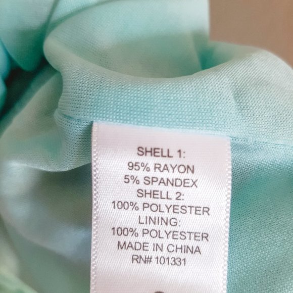 Charlotte Russe A-Line Teal Pleated Dress - Picture 4 of 6